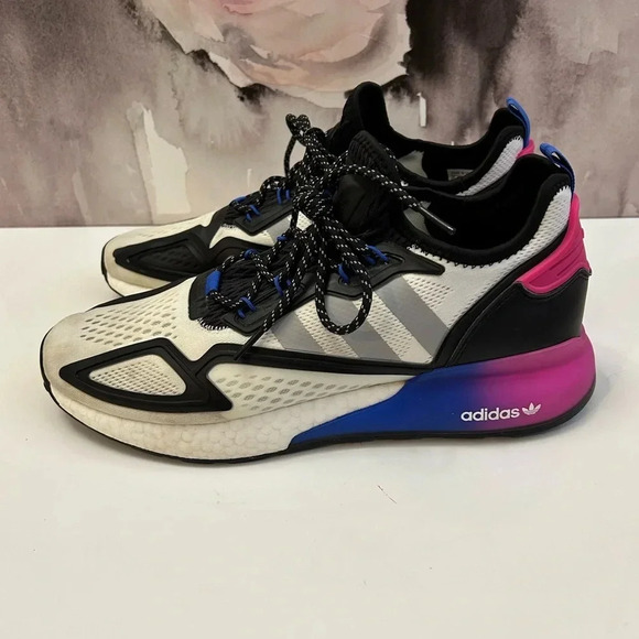 ! Adidas Men’s 2020 ZX 2K Boost ‘Gradient' Sneakers Size 12 - Picture 4 of 9
